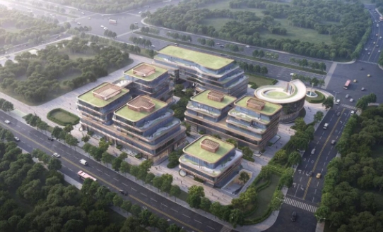 大陆希望中心总部产业园项目部分明年建成投用 涵盖国际超甲写字楼等