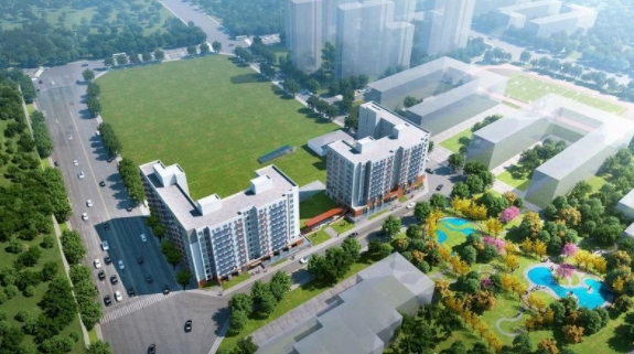 北京石景山苹果园632公租房项目出“正负零” 建成可提供359套房源
